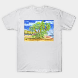 Torre de Belém. palmtrees T-Shirt